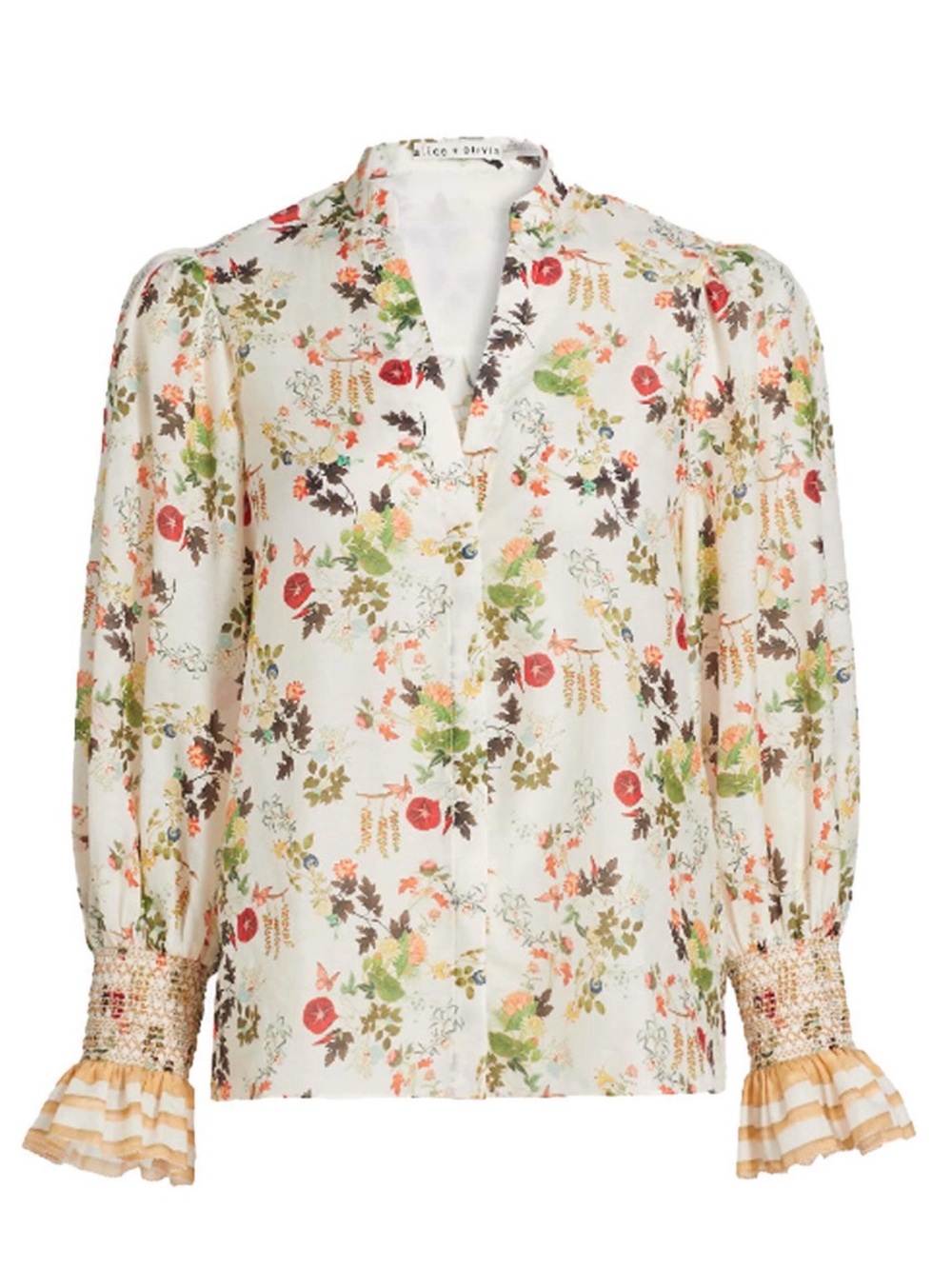 Alice + Olivia Ilan Blouse Size Medium – NWOT